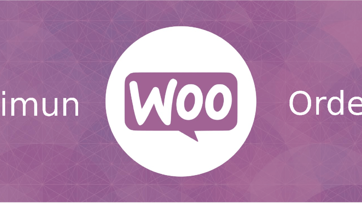 Establecer un pedido mínimo en Woocommerce 3.2.x