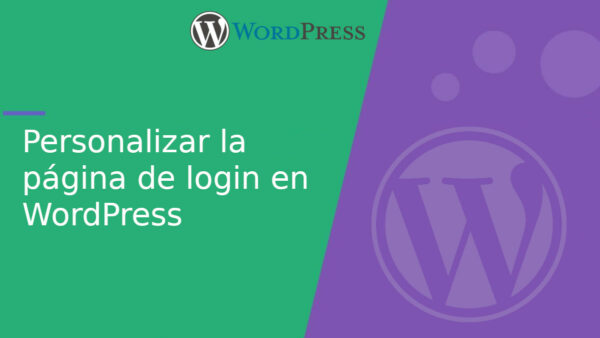 Personalizar la página de login en WordPress