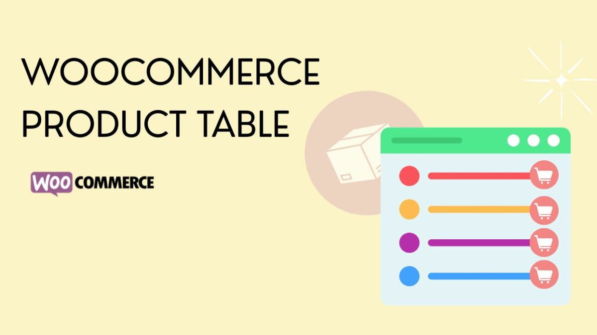 Too many products, not enough space? fix it with tables Too many products, not enough space? fix it with tables